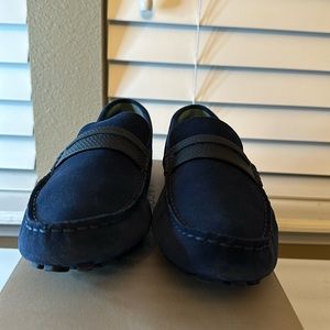 SUEDE LACOSTE LOAFERS